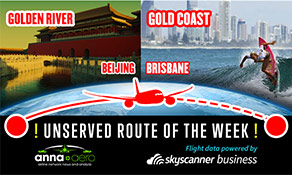 Brisbane-Beijing is Skyscanner “Unserved Route of the Week” with nearly 60,000 searches in 2015 – BNE to host Routes Asia 2018