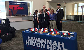 Delta Air Lines celebrates a trio of route inaugurations