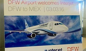 Interjet delivers in Dallas/Fort Worth