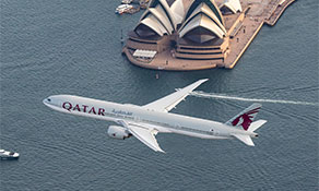 Qatar Airways starts its third destination down under
