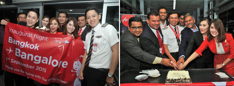 Thai AirAsia began five times weekly flights between Bangkok Don Mueang and Bengaluru using A320s