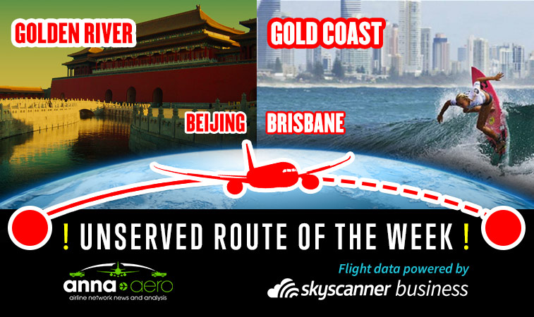 Unserved Route Of The Week - Beijing to Brisbane