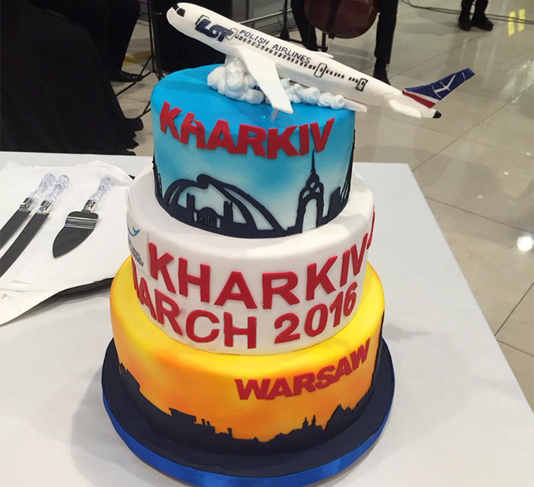LOT Polish Airlines launched services between Warsaw Chopin and Kharkiv
