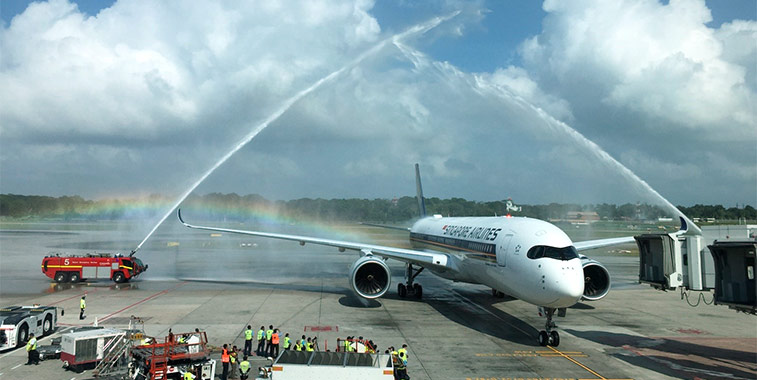 Singapore Airlines has taken delivery of its first A350 XWB
