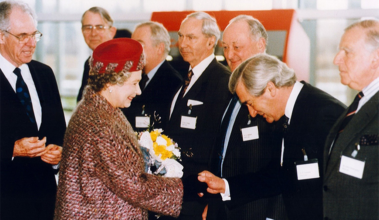 HM the Queen opening London Stanstead terminal building and London’s third major airport