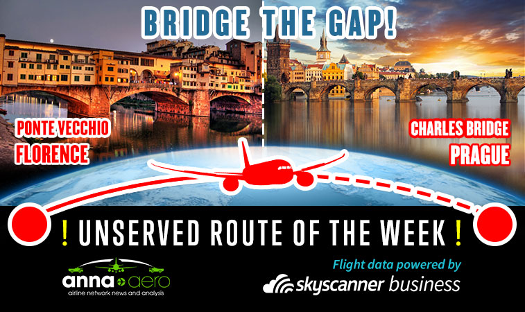Florence to Prague - Unserved Route of the Week