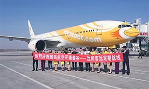 NokScoot starts fourth Chinese route