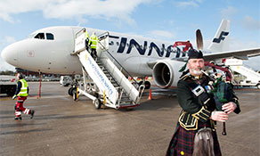 Finnair launches service to Scottish capital