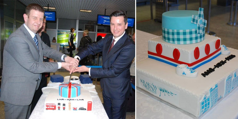 British Airways and KLM both started serving Krakow in early 2015 