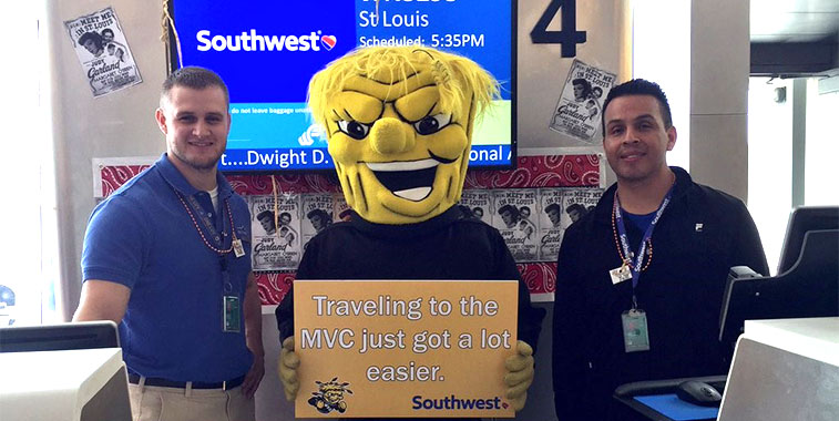 Wichita Airport celebrated the start of Southwest Airlines’ services to Phoenix and St. Louis
