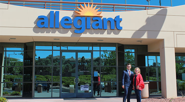anna.aero’s Jonathan Ford would like to thank Allegiant Air for inviting him to come and visit their headquarters in Las Vegas