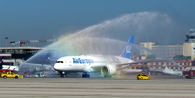 On 15 March Air Europa took delivery of its first 787-8
