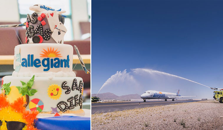 El Paso Airport welcomed the arrival of Allegiant Air recently