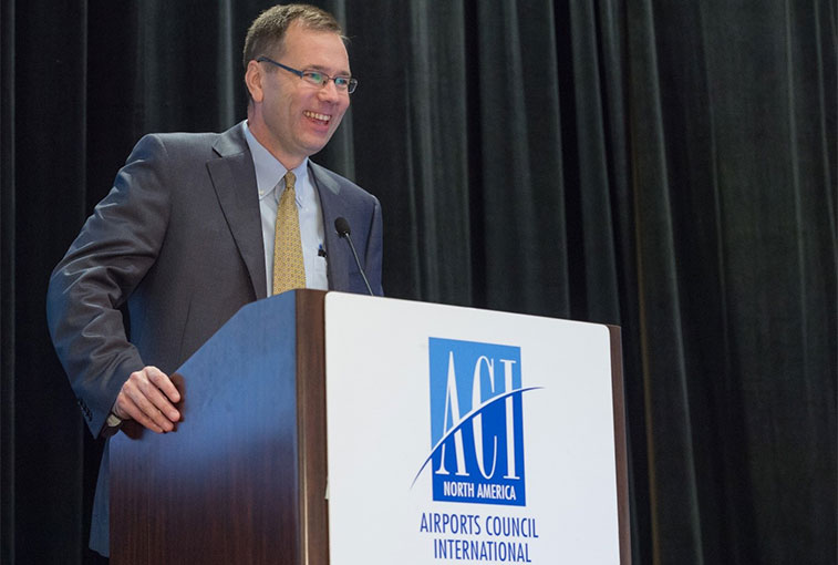 Seen speaking at last year’s conference is Brad Tilden, CEO and President of Alaska Airlines. 