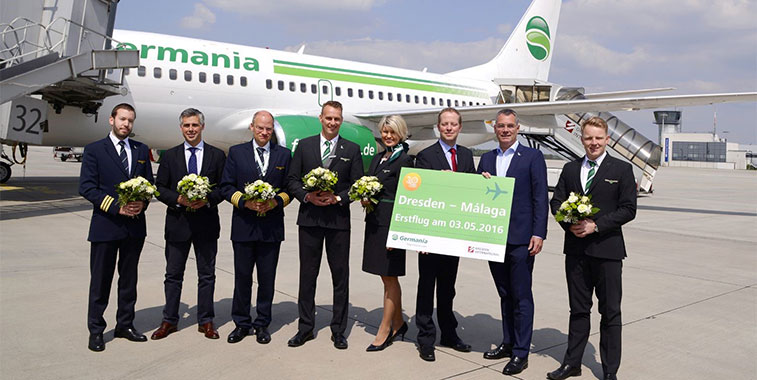 Germania launched two services to Malaga this week