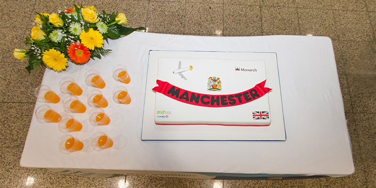Funchal Airport baked this handsome cake to mark the start of Monarch Airlines’ new route from Manchester
