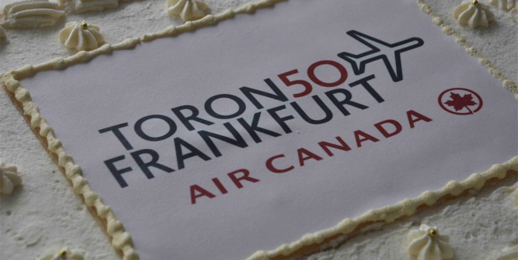Air Canada recently celebrated its 50-year anniversary of services between Toronto Pearson and Frankfurt