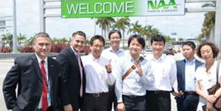 Miami Airport was host to Tokyo Narita Airport delegates on 28 April