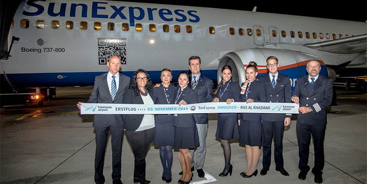Part of the SunExpress Germany business model are flights for third parties