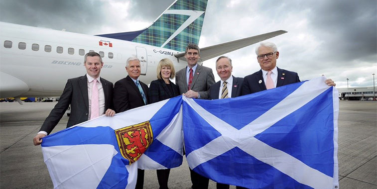May 2015 and WestJet arrives in the UK for the first time