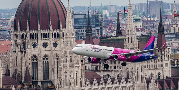 Wizz Air was founded in Budapest and the Hungarian capital is its biggest base in Central Europe, although it operates more weekly flights from London Luton. 