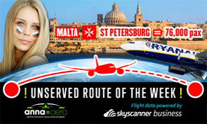 Malta-St Petersburg is "Skyscanner Unserved Route of the Week” ‒ 76,000 annual searches ‒ why isn't Ryanair "Russian" in?