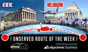 Athens-Melbourne is "Skyscanner Unserved Route of the Week” 260,000 searches last year; Time for Jetstar to really go long-haul???