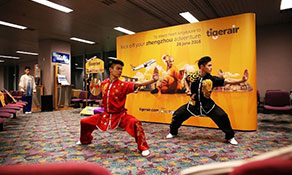 Tigerair Singapore launches tenth route to China