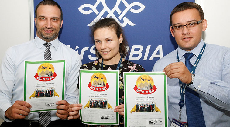 Air Serbia and Amsterdam Schiphol celebrate awards-1