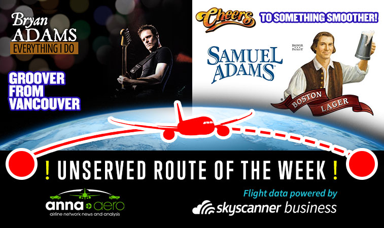 Vancouver-Boston is Skyscanner “Unserved Route of the Week”