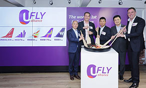 U-FLY Alliance welcomes fifth carrier; collective alliance network has 202 routes; Kunming, Chongqing and Hong Kong are top three airports