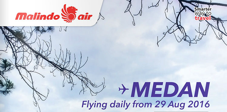 malindo air expanded its network in indonesia 29 august kuala lumpur kul and medan kno