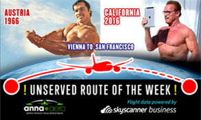 Vienna-SFO is "Skyscanner Unserved Route of the Week" with 120,000 annual searches; Austrian Airlines and United should operate in alliance