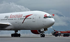 Austrian Airlines arrives in Hong Kong