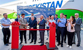 Uzbekistan Airways welcomes its first 787 while Thai Airways introduces the A350 to its fleet