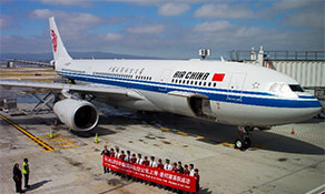 Air China grows international capacity by 13% per annum since 2013; US is biggest market by ASKs, Japan routes have most seat capacity