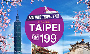 Malindo Air takes off for Taipei in Taiwan
