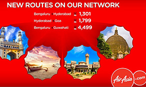 AirAsia India starts three new domestic routes