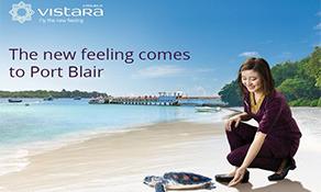 Vistara makes Port Blair its 18th Indian airport
