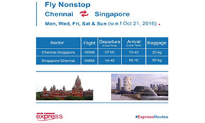 Air India Express launches second Singapore route