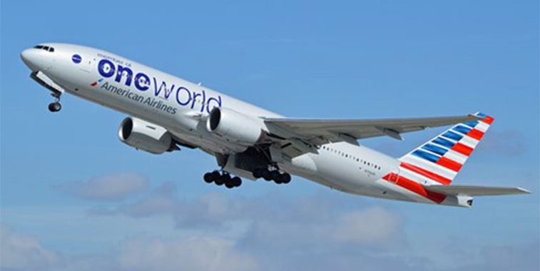 American Airlines leads the oneworld charge with 36% of alliance capacity