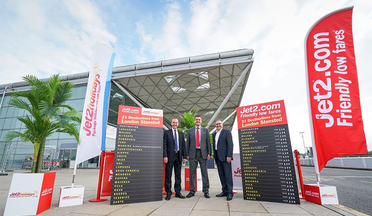 Jet2.com to take on Ryanair at London Stansted in S17
