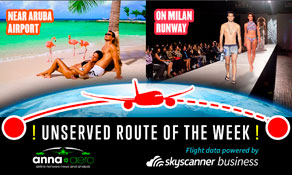 Aruba-Milan is "Skyscanner Unserved Route of the Week” with 33,000 annual searches; Meridiana's next move from Malpensa??
