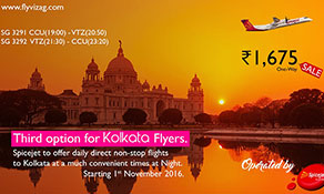 SpiceJet starts route #14 from Kolkata