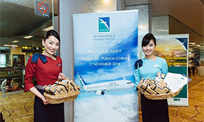 SilkAir starts eighth Chinese route