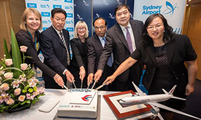 China Eastern Airlines celebrates another new Sydney service