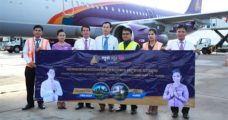 Cambodia Angkor Air resumes Hanoi service from Siem Reap