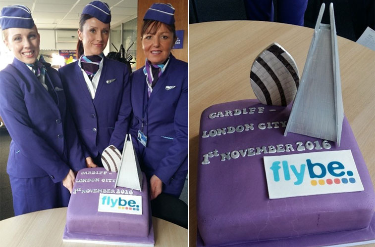 Cake 6 – Flybe Cardiff to London City