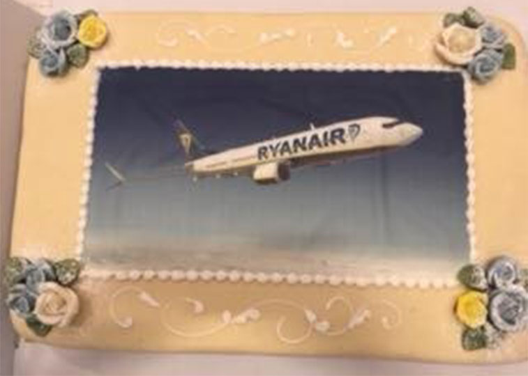 Cake 8 – Ryanair Oslo Gardermoen to London Stansted