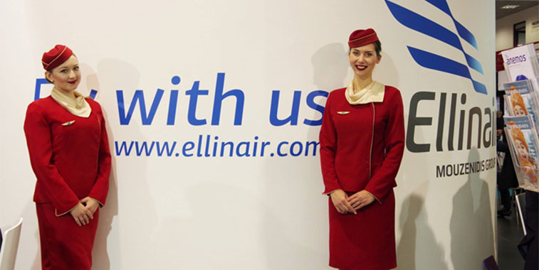 Caption to picture: Ellinair and its parent company, Mouzenidis Group, welcomed guests attending the Philoxenia 32nd International Tourism Exhibition in mid-November. The airline launched in 2014 and currently has a full-time fleet of four aircraft (two RJ85s and two A319s) with four 737s leased in during the peak summer holiday season.